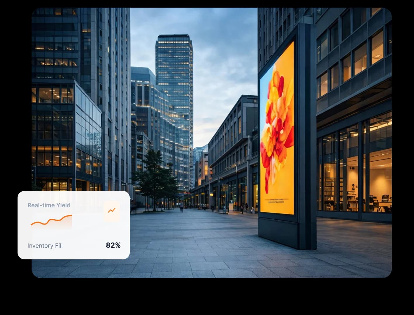 City Street DOOH Billboard